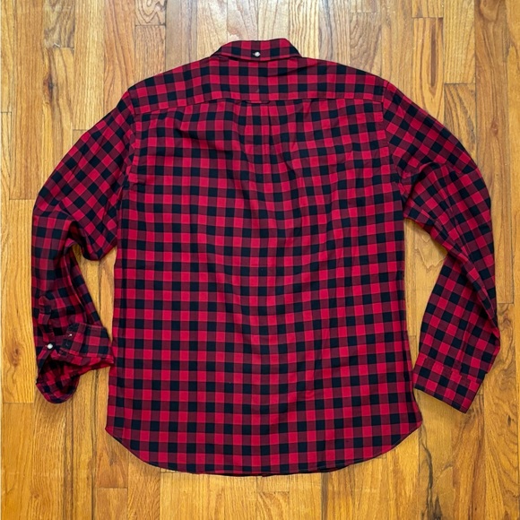 GUC: J Crew | Oxford buffalo check buttoned shirt | L - Picture 3 of 3